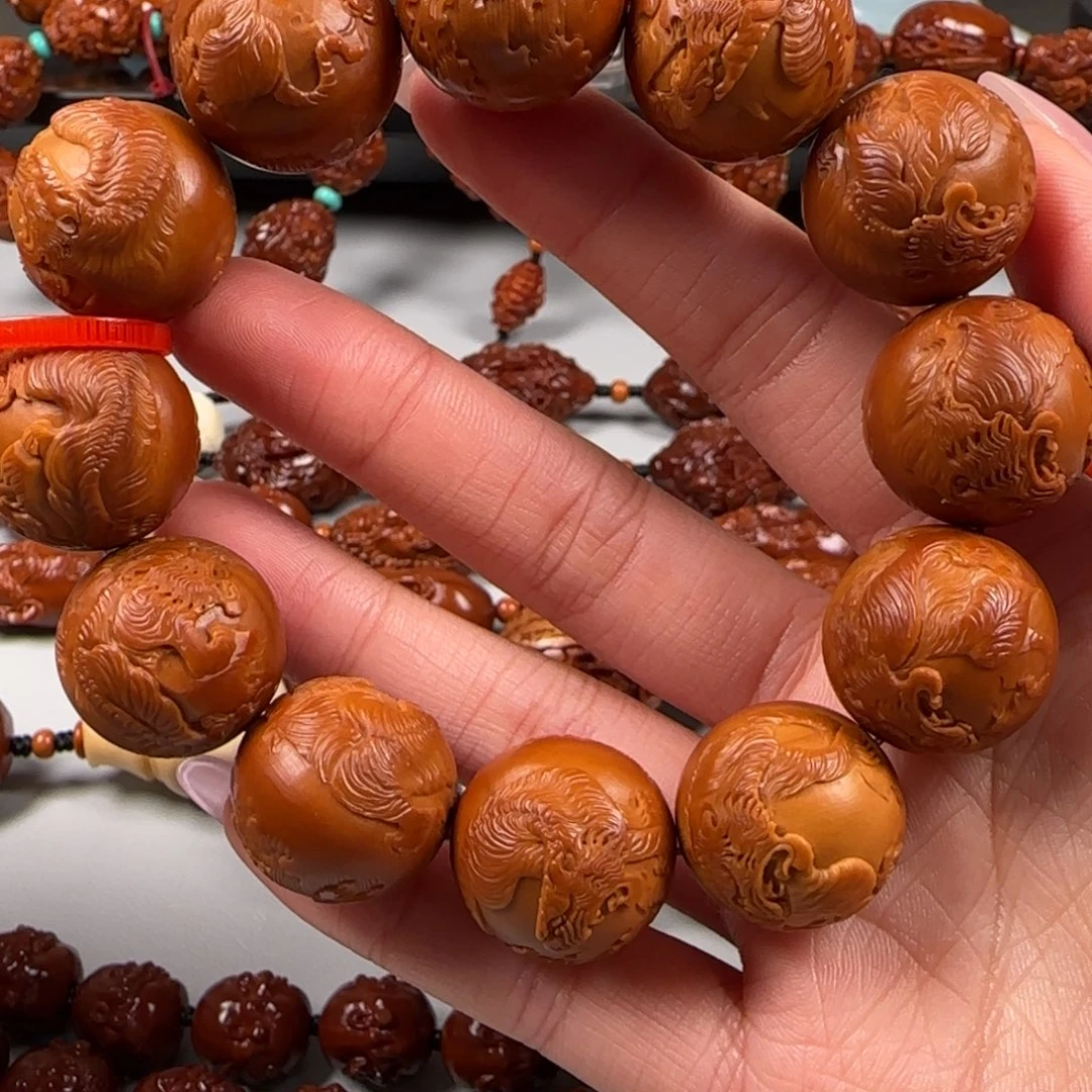 手串橄榄核油核老虎手串