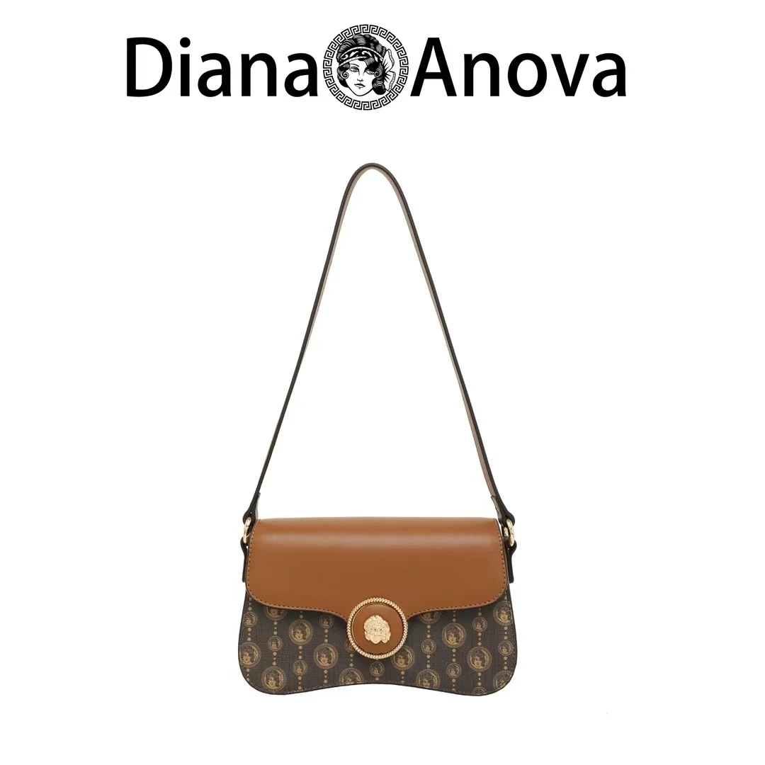 8117#咖啡色【尺寸：长-宽-高-】潮流气质休闲百搭时尚女士单肩包