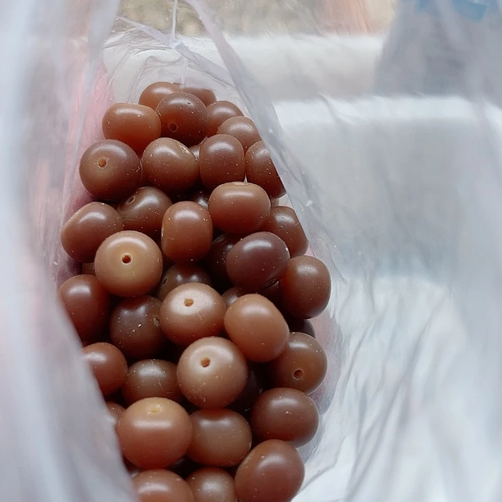 白玉菩提手串精品12-9风化苹果120颗