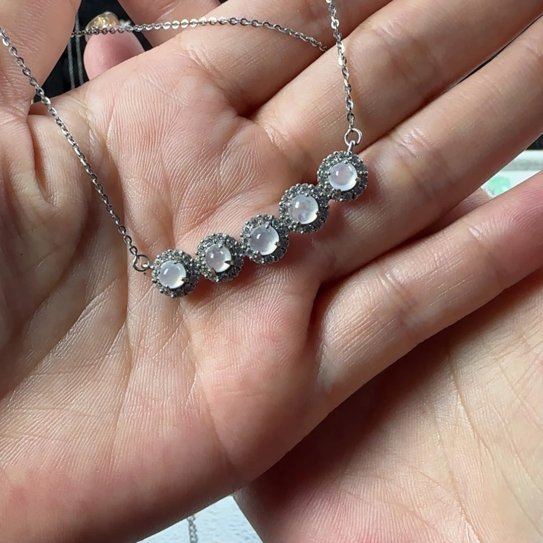 翡翠银S925镶嵌戒指