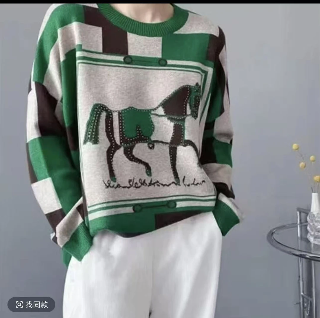 【上衣】秋冬季加厚保暖高档新款上衣设计感女装服装6025[SJL]