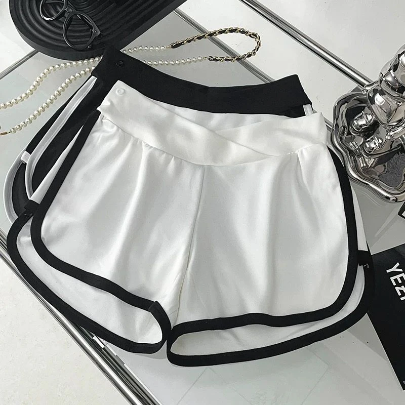 孕妇防晒裤夏季短裤新款薄款外穿安全打底裤孕期低腰托腹休闲裤子