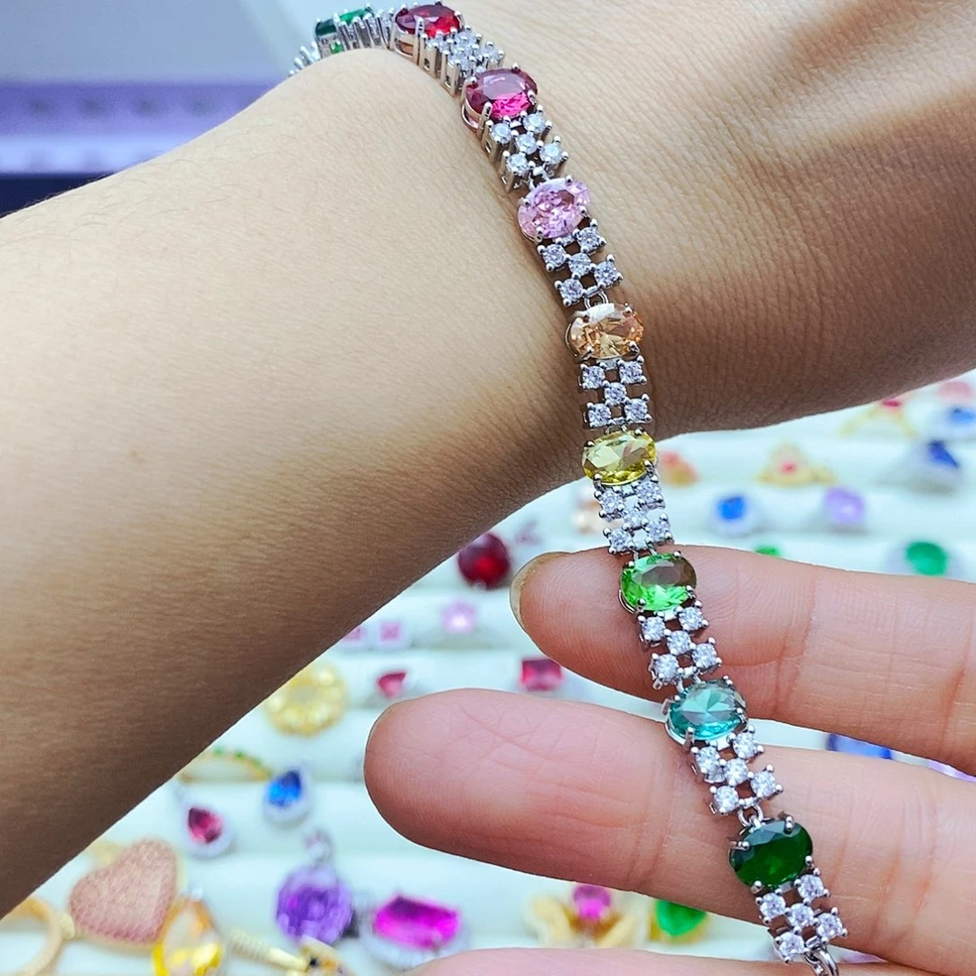 未镶嵌手链碧玺手链