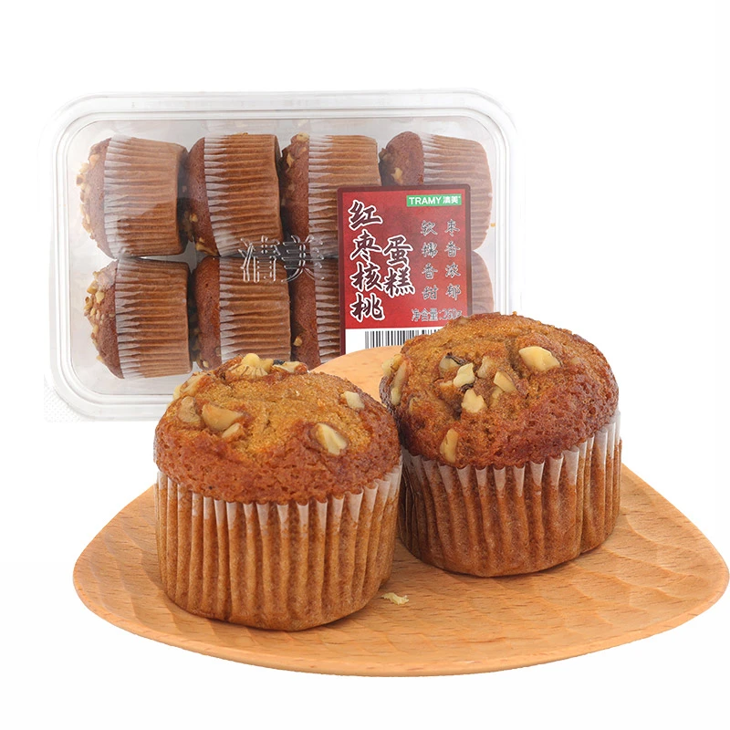清美红枣核桃蛋糕260g/盒零食好物推荐
