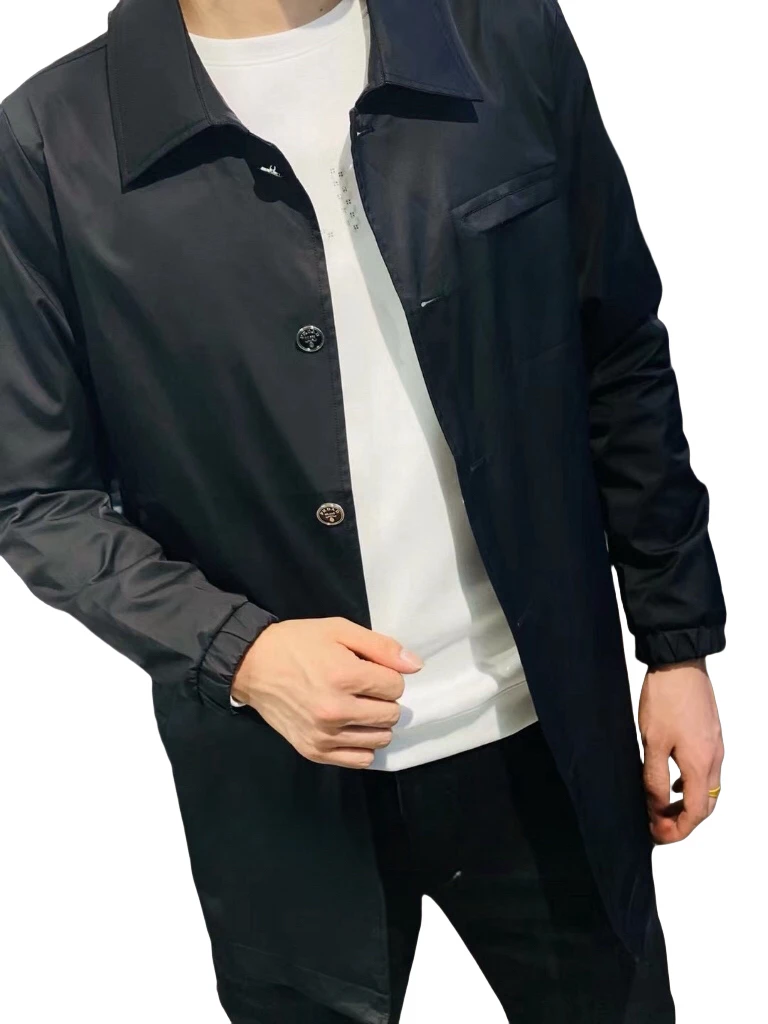 免烫春季常规款夹克年轻男士外套简约韩版男士1853外套潮流百搭