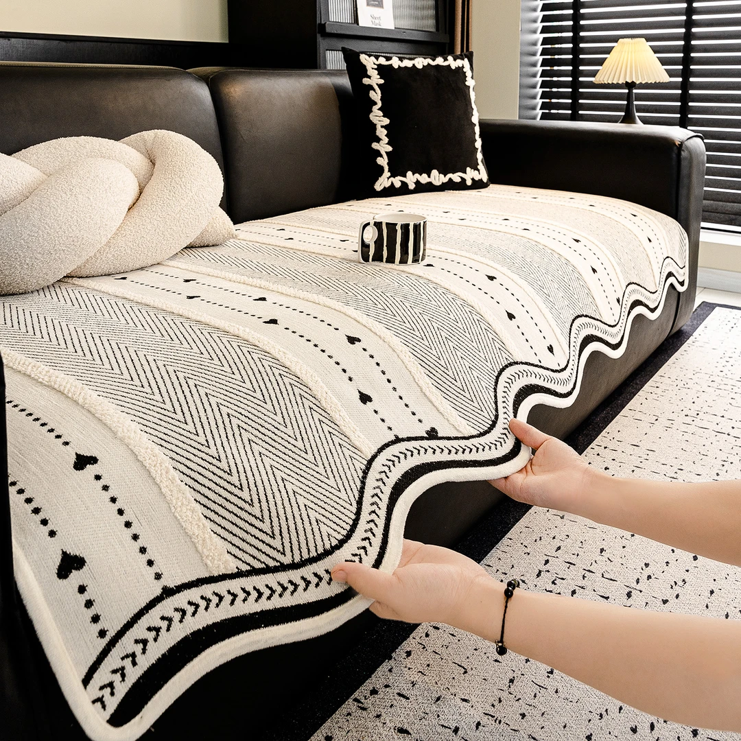 虹原风尚高级感沙发垫四季通用2025新款直排皮沙发固定防滑坐垫