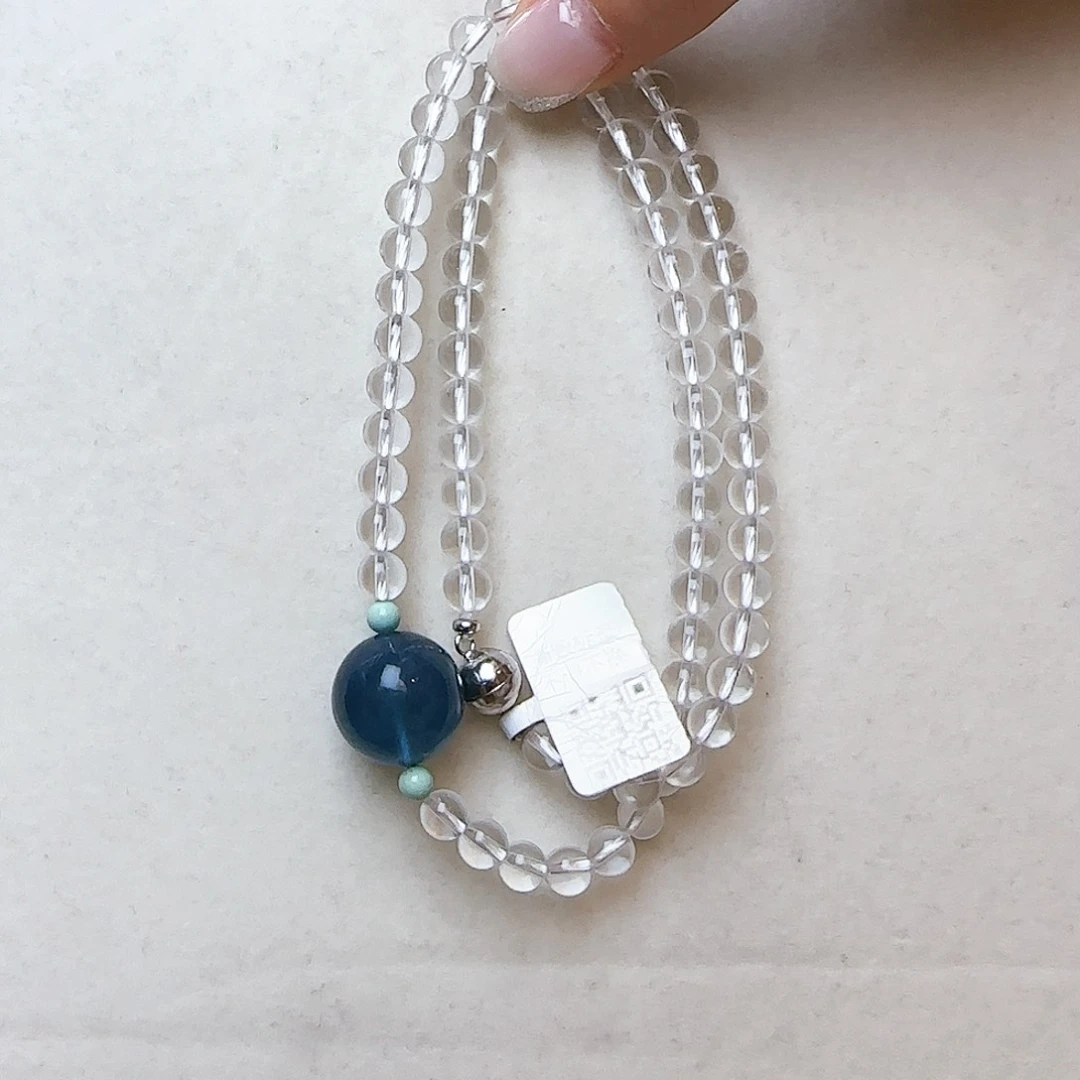 水晶颈饰未镶嵌大气上档次