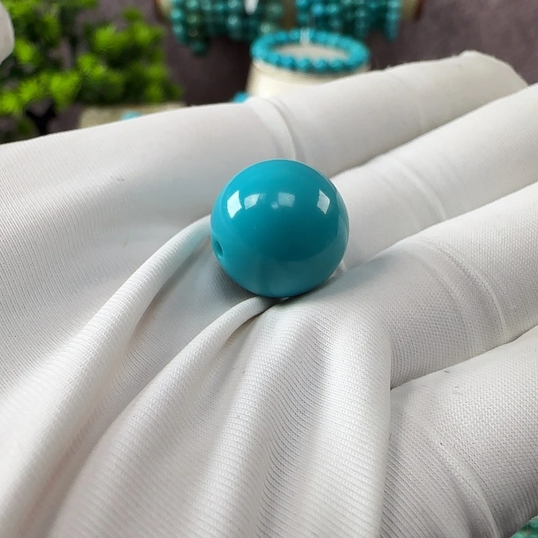 绿松石未镶嵌13.6mm