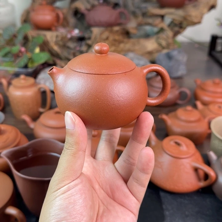 紫砂茶壶哈*赤紫砂壶 西施