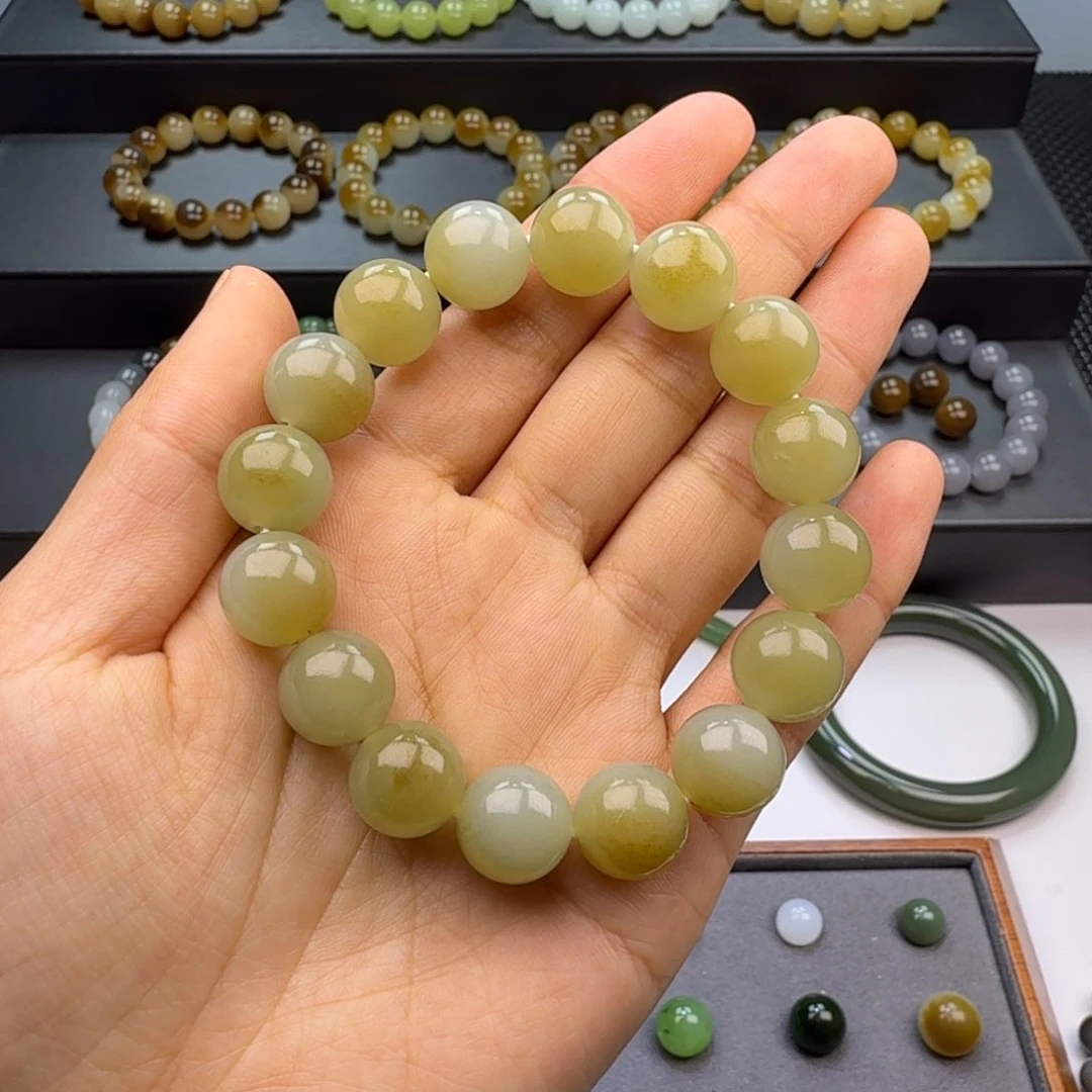 和田玉手串未镶嵌