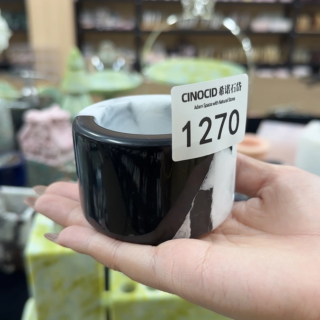 石材1270宝黑小圆烛台福利