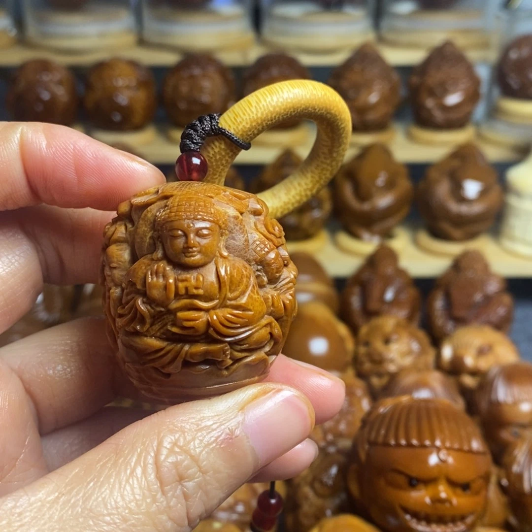 【闪购商品】香榧木隔***学橄榄核雕工艺