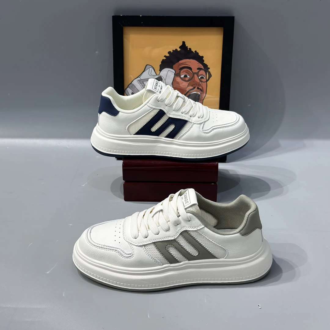 男鞋2025春夏新款时尚厚底休闲百搭运动鞋#8379-1