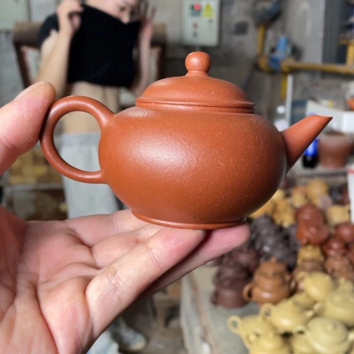 茶壶紫砂XJ水平。红将坡。170CC