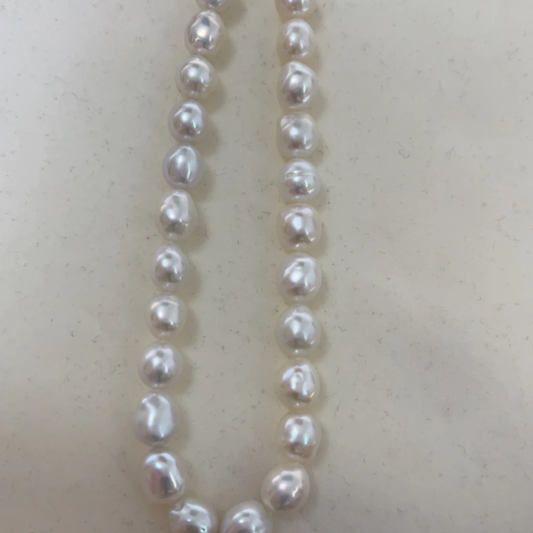 【闪购商品】海水珍珠银S925镶嵌颈饰7-8