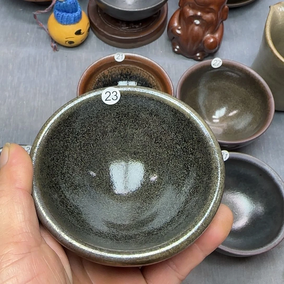 鲨***哥茶盏印春堂柴烧建盏