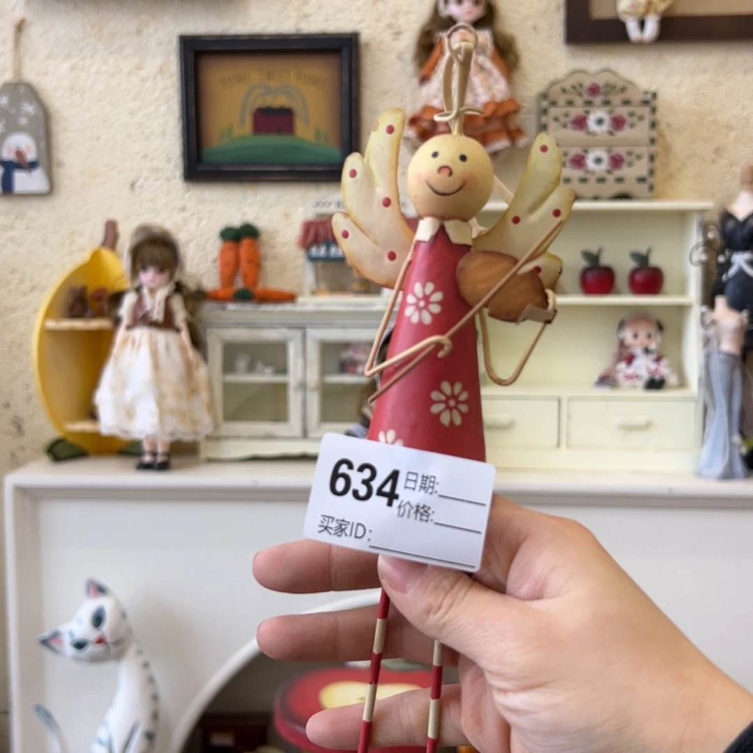 木默认微瑕微脏！外贸样品挂件摆件634