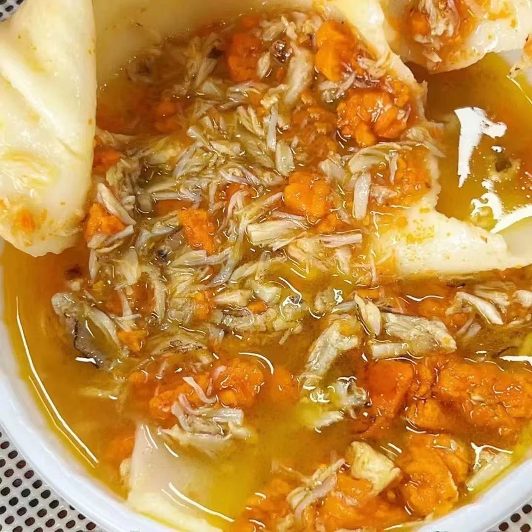 【顺丰包邮】正宗蟹黄大汤包早餐速食江苏兴化大闸蟹调制蟹黄灌汤包