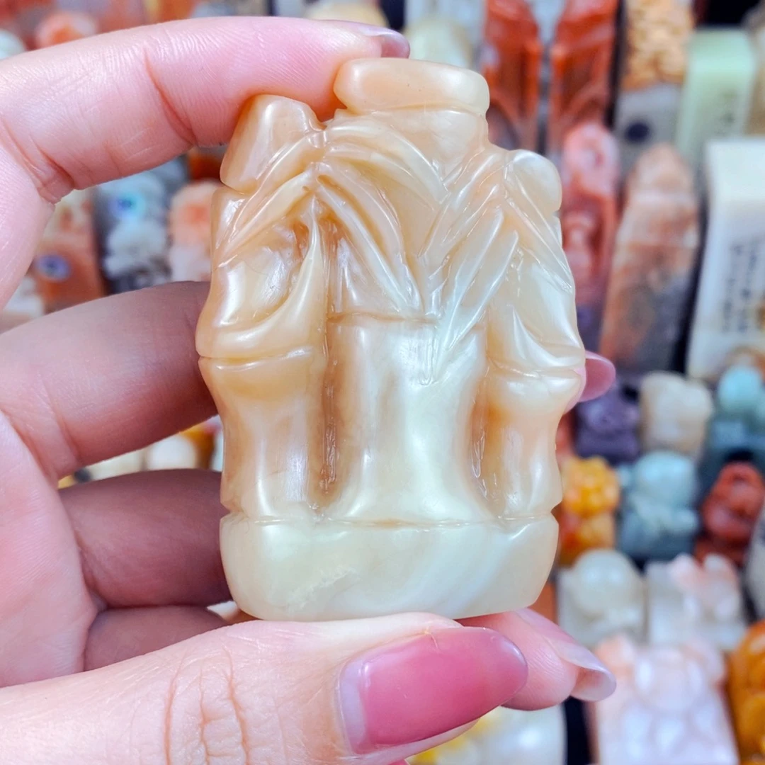 老挝石印石手工篆刻包邮包刻自定义内容