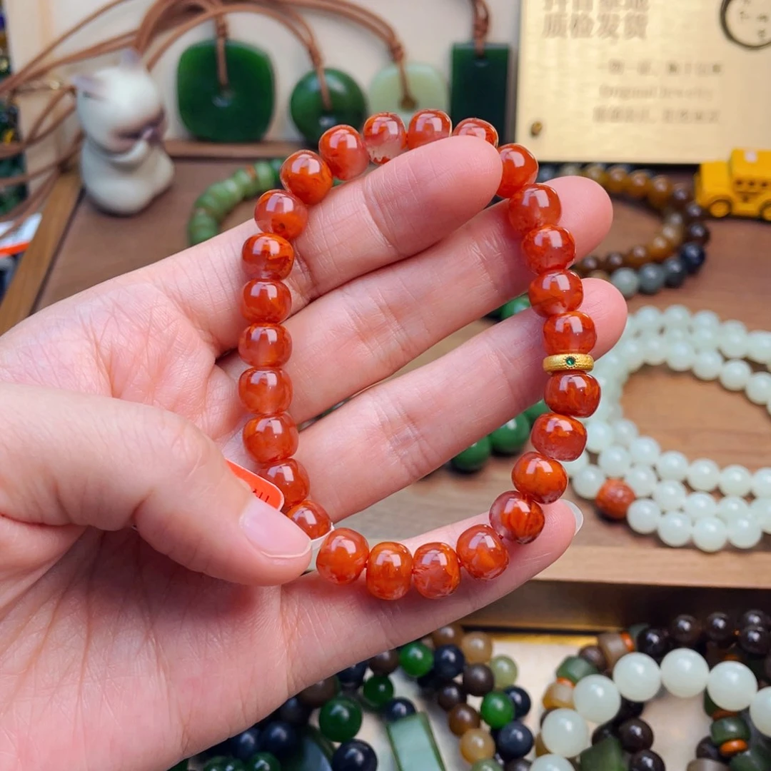 未镶嵌手链南红玛瑙