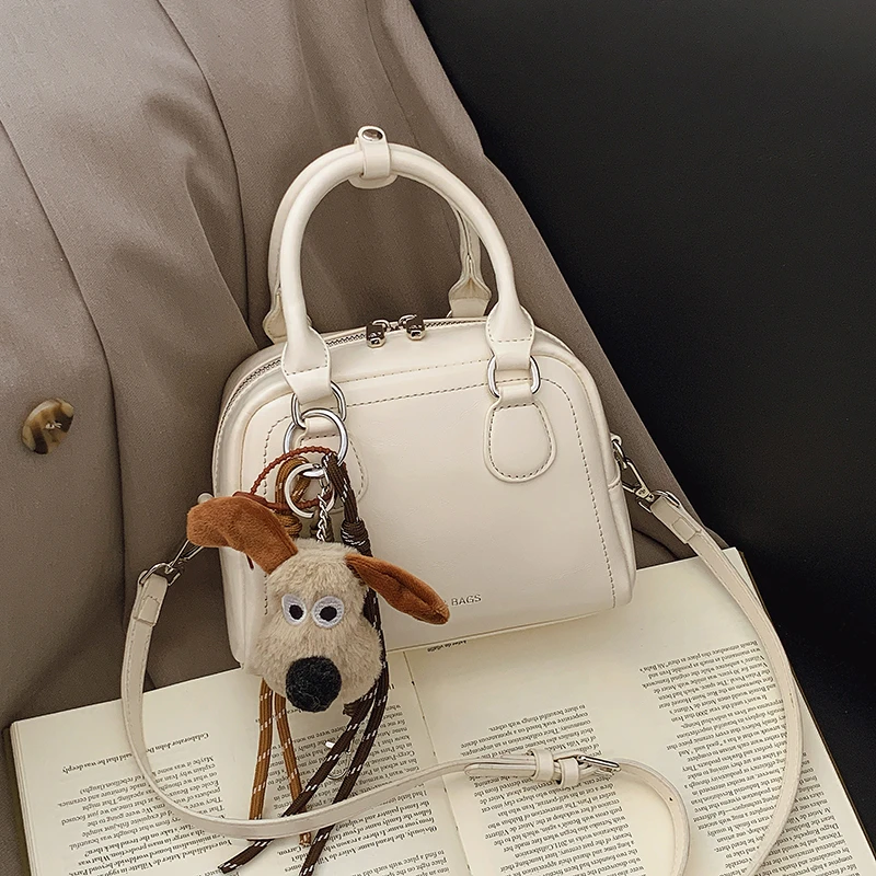 高级感洋气小包包2025春夏新款保龄球手提包休闲百搭单肩斜挎包