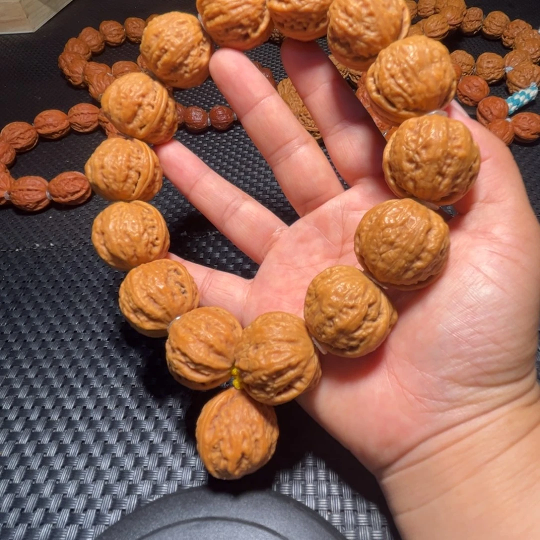 吊坠文玩核桃金元宝手持26