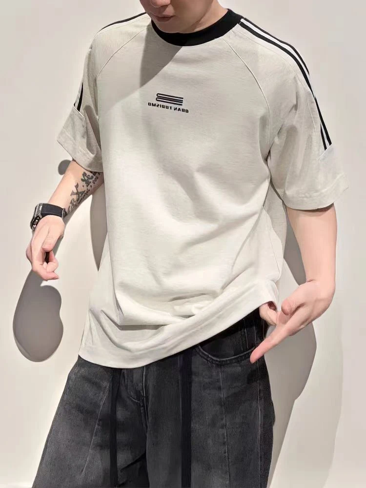 TX-0010   杏   粉  休闲儿童中性夏季短袖T恤宽松百搭