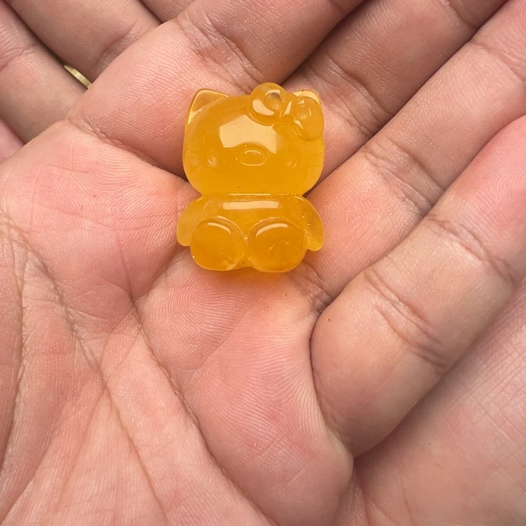 琥珀未镶嵌裸石8.17克Kt猫