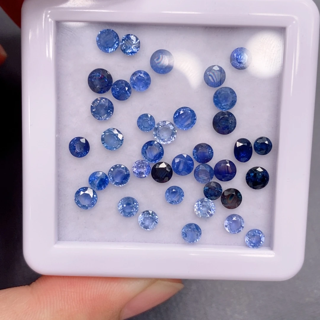蓝宝石裸石220一克拉，仅供展示，挑好上定向