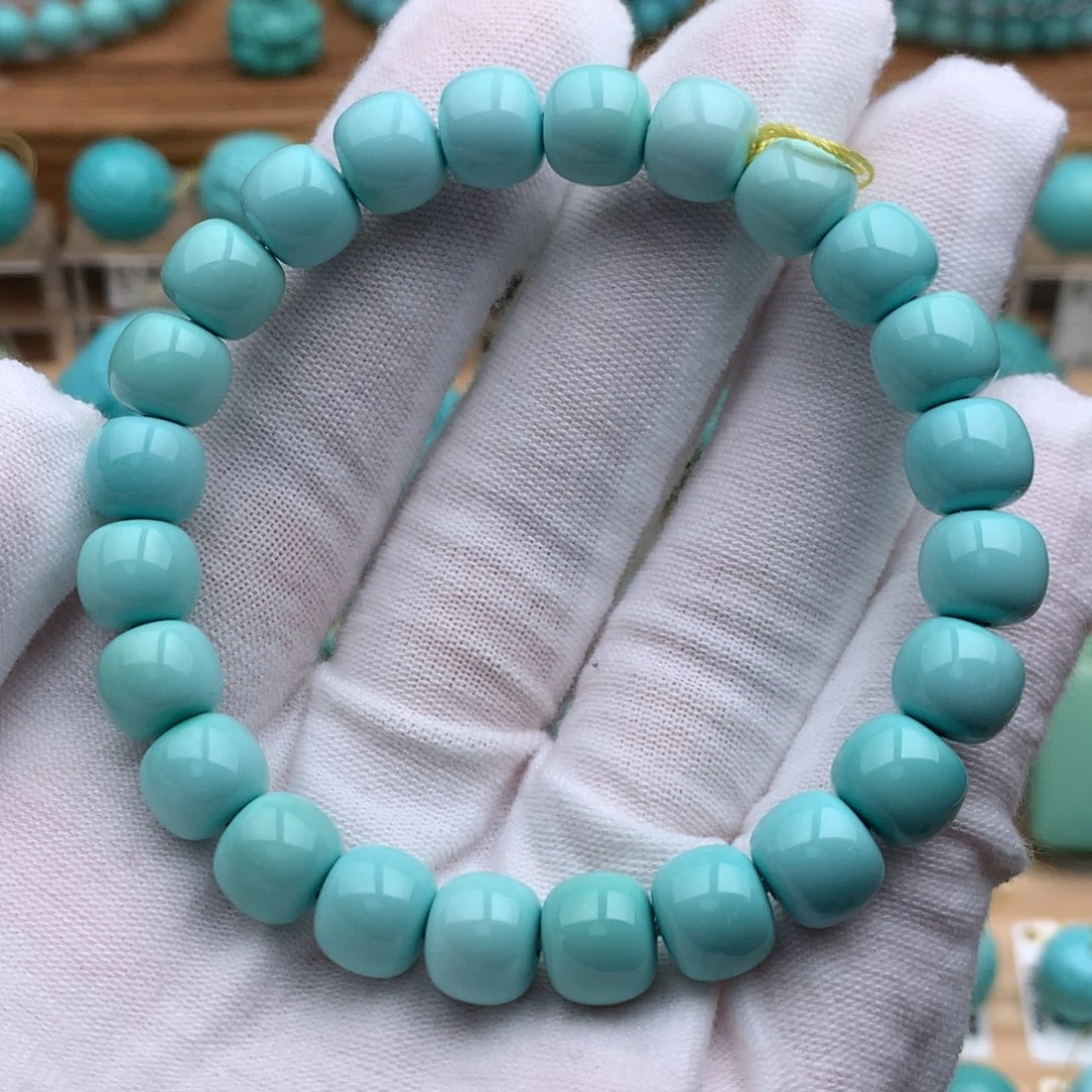 绿松石未镶嵌珠宝奇石9.2mm