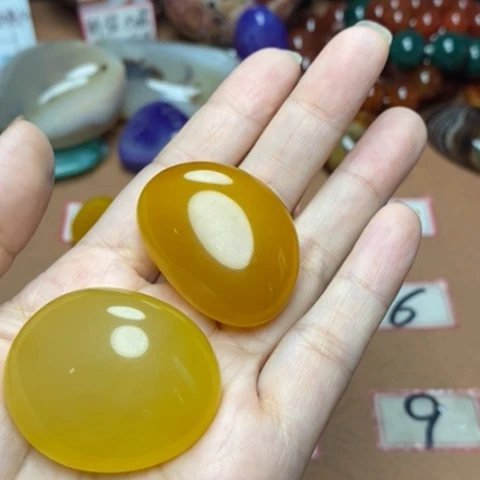 未镶嵌玛瑙/玉髓珠宝奇石v*l打孔不退不换