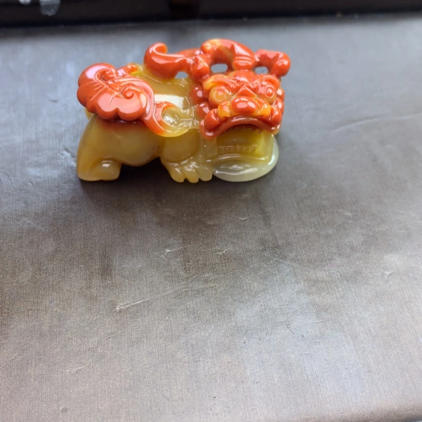 【闪购商品】未镶嵌石英质玉（黄龙玉）颈饰陕**妞