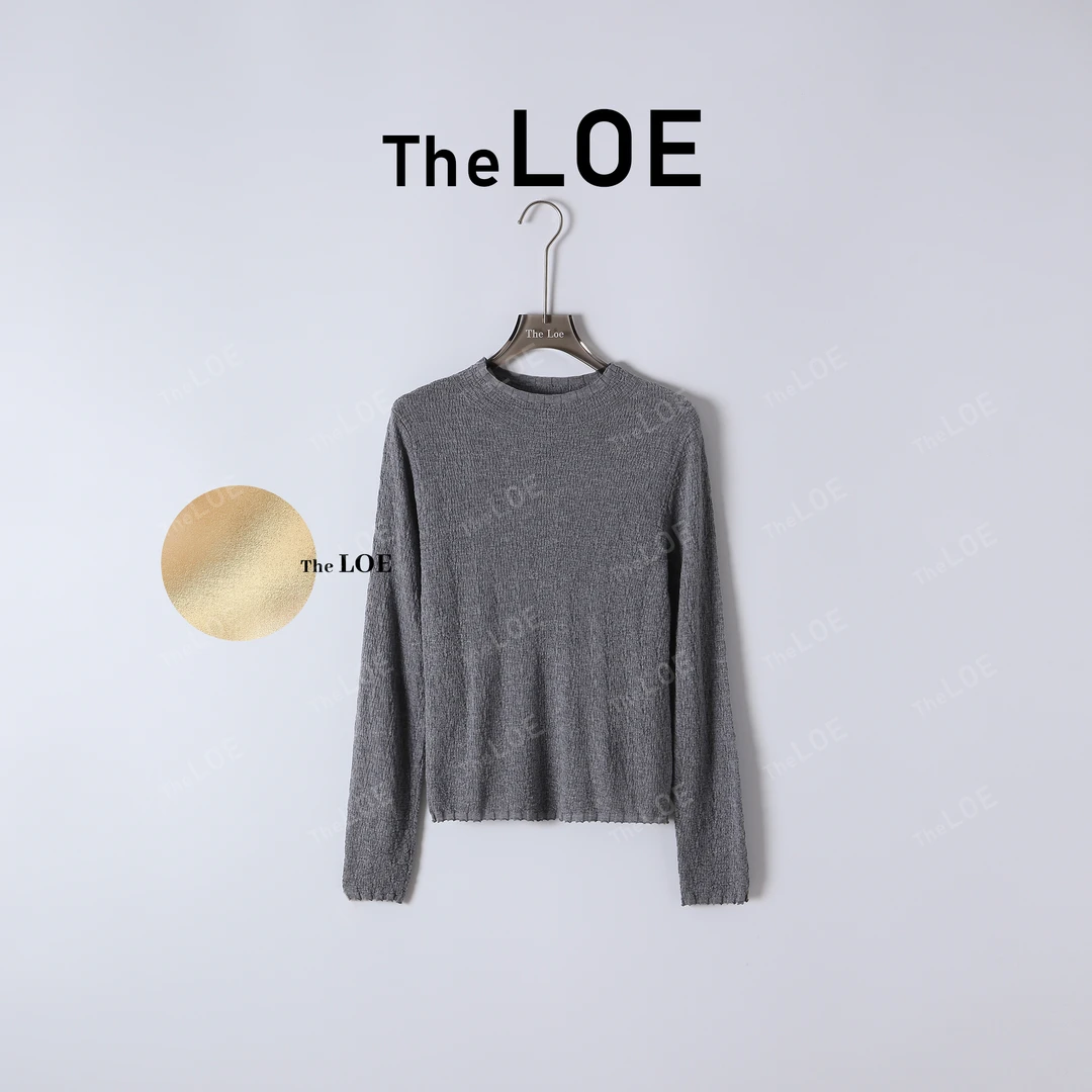 TheLOE/【真丝莱赛尔羊毛针织衫】圆领套头针织衫#07.13ZZ-G7511