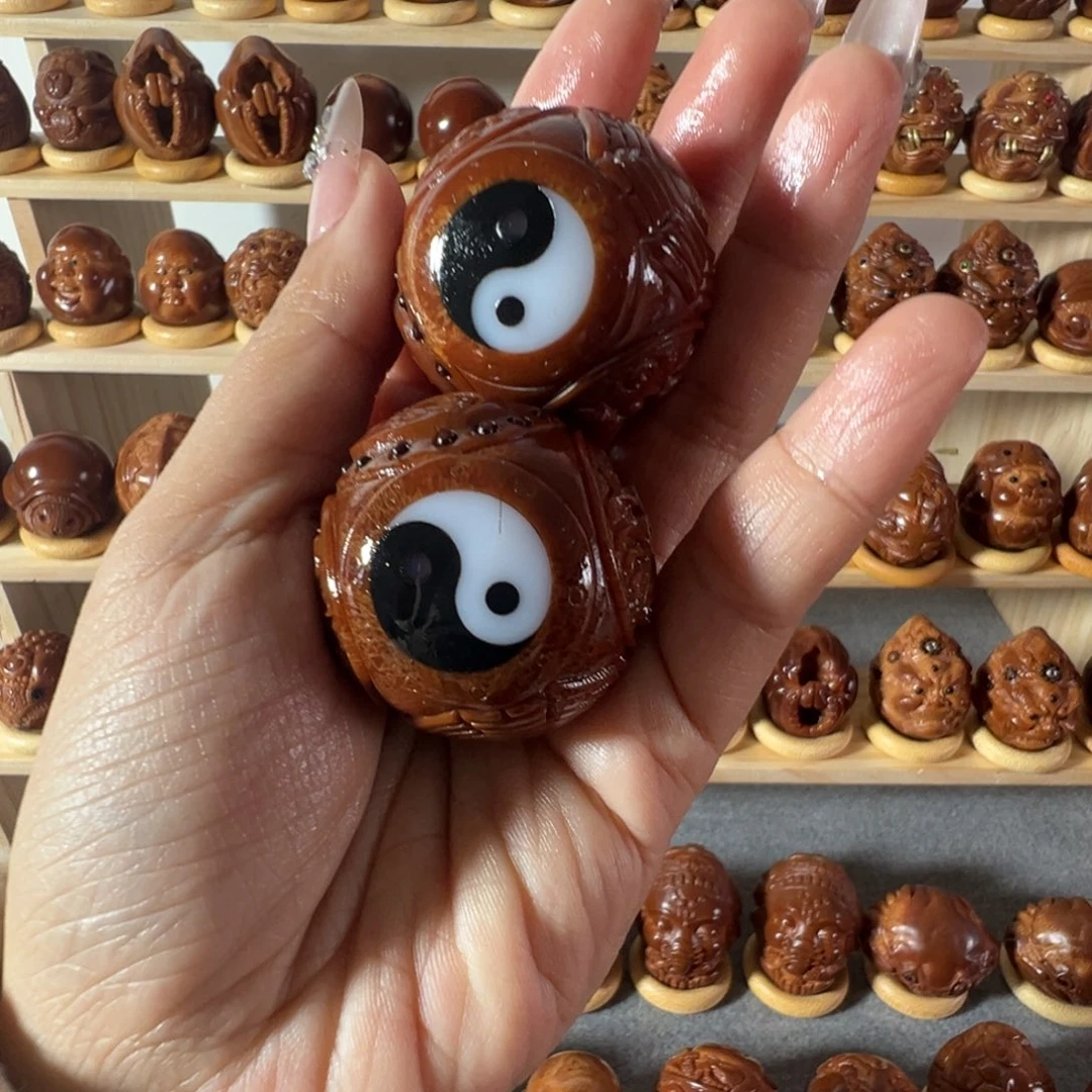 秦***哥橄榄核手串/手链太极四相八卦