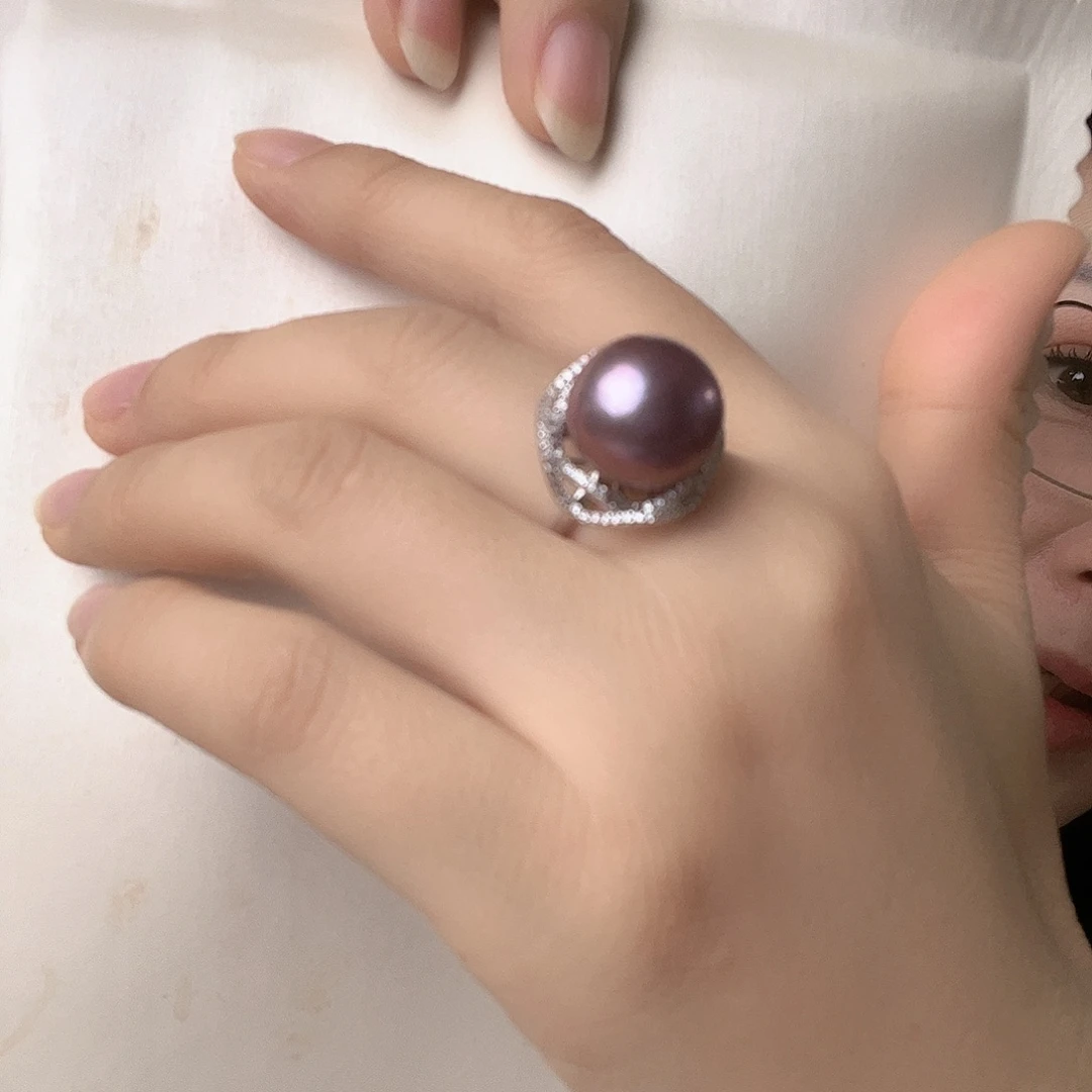 未镶嵌淡水珍珠戒指