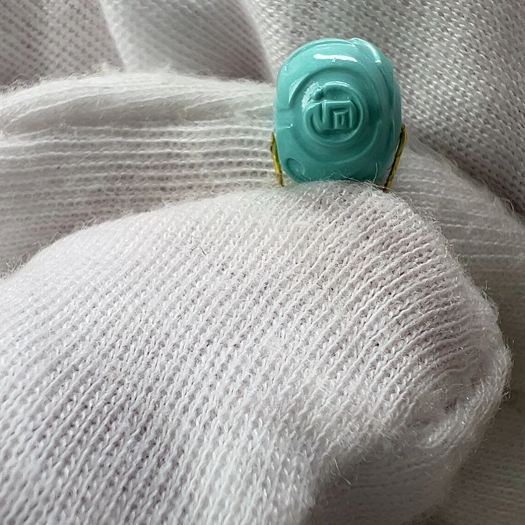 绿松石博古珠未镶嵌