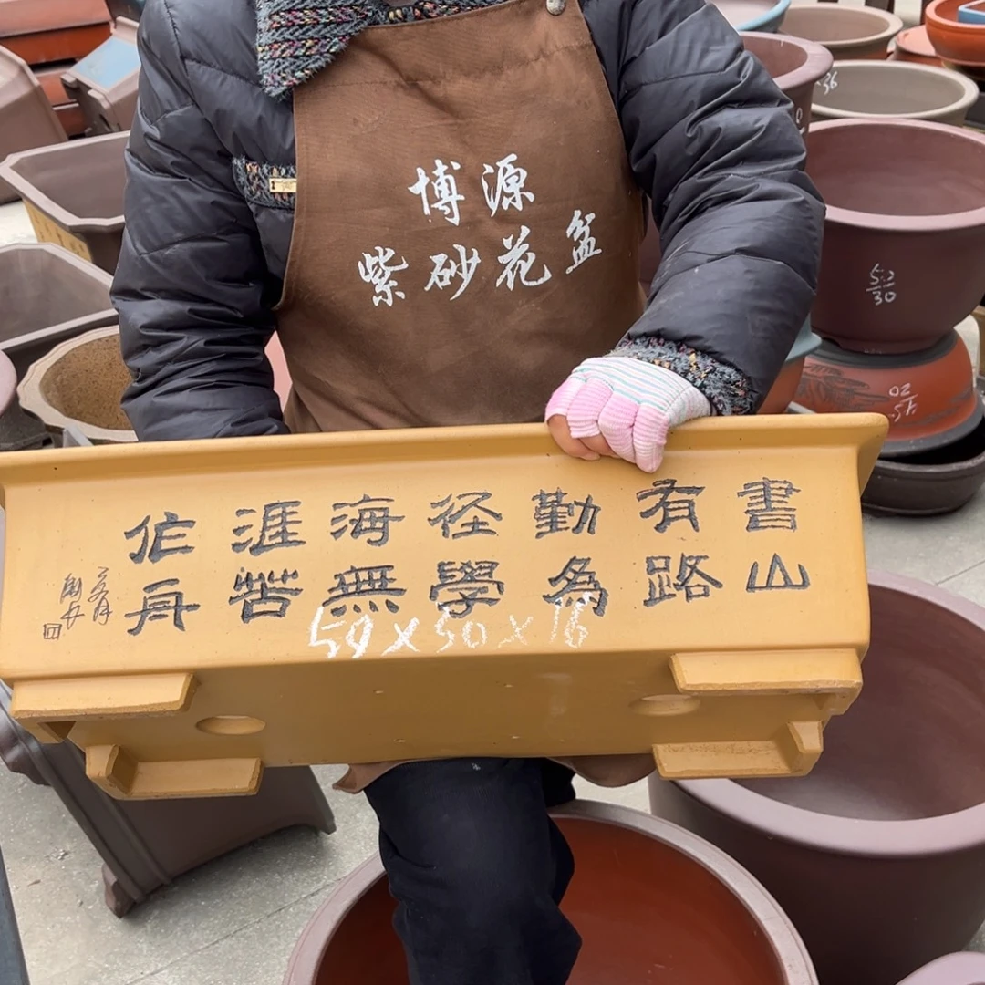 紫砂花盆盆景艺术