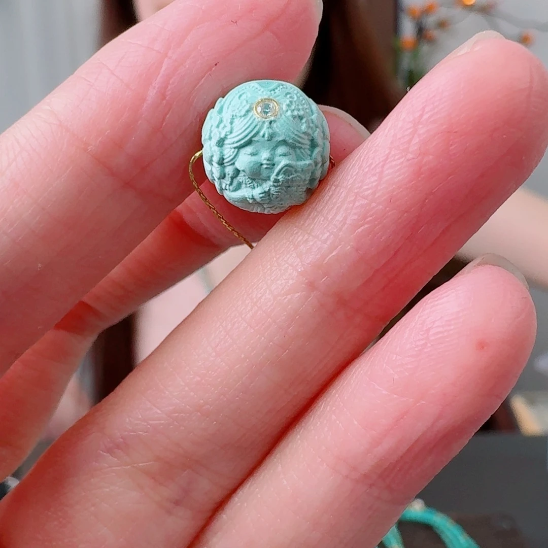 绿松石未镶嵌珠宝奇石