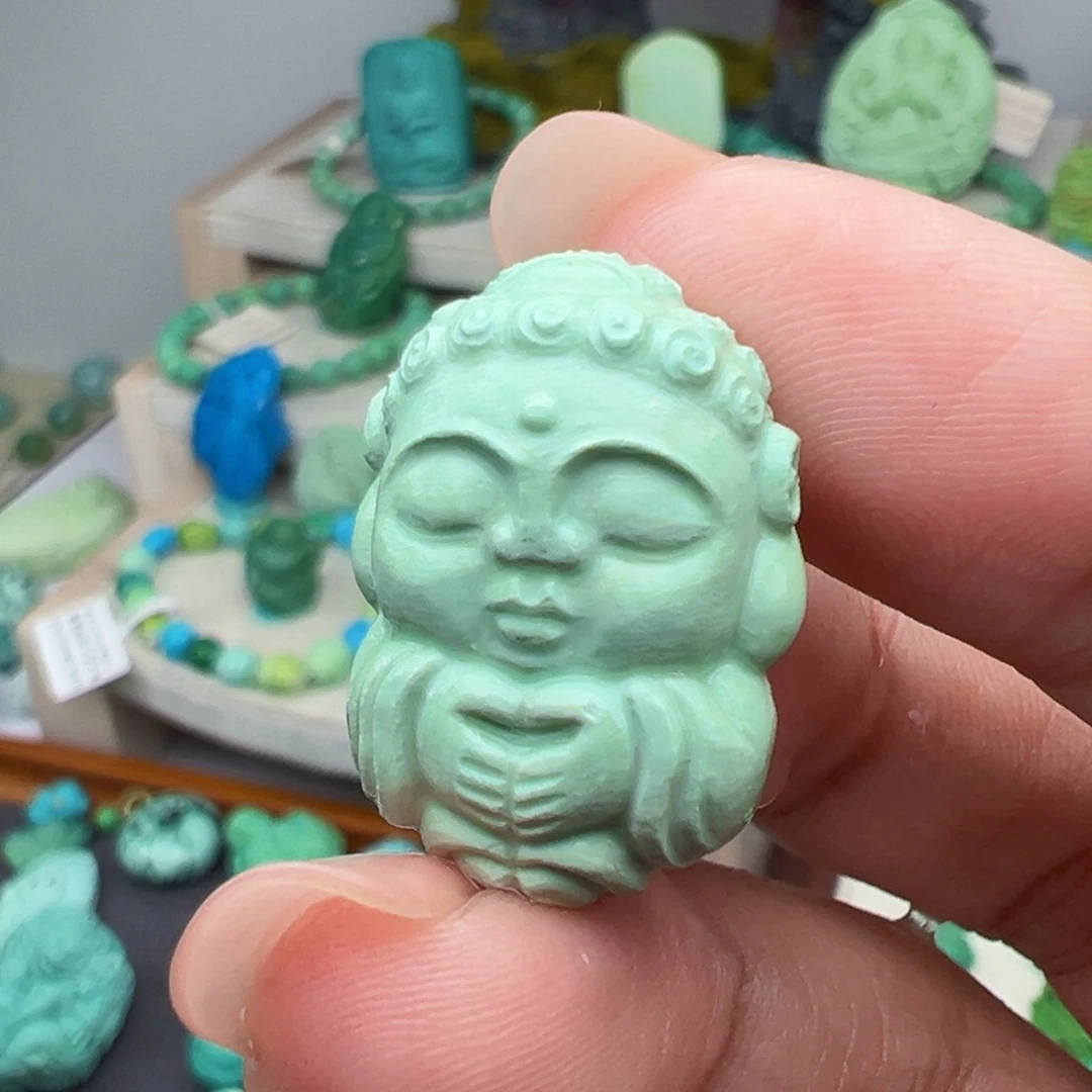 绿松石未镶嵌主播万珍