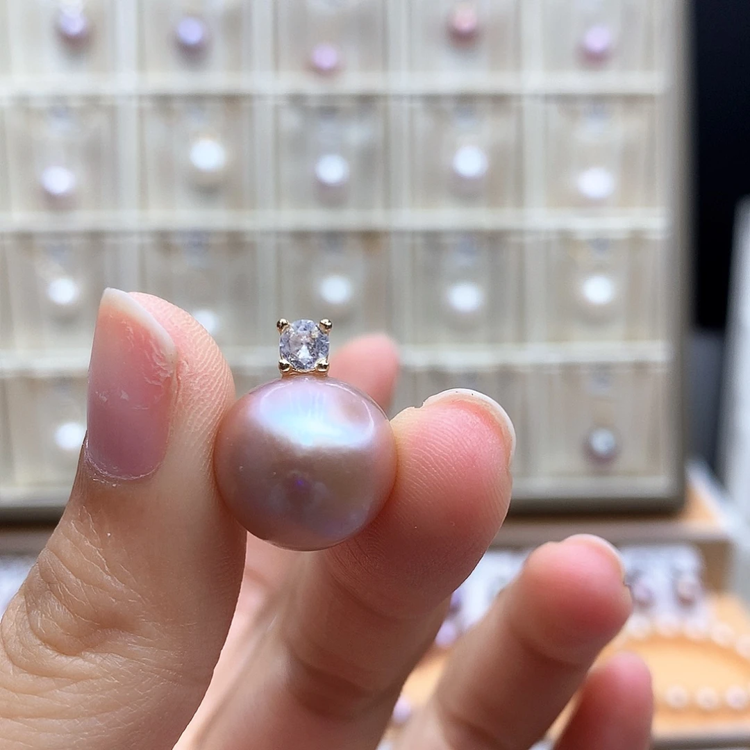 颈饰合金淡水珍珠