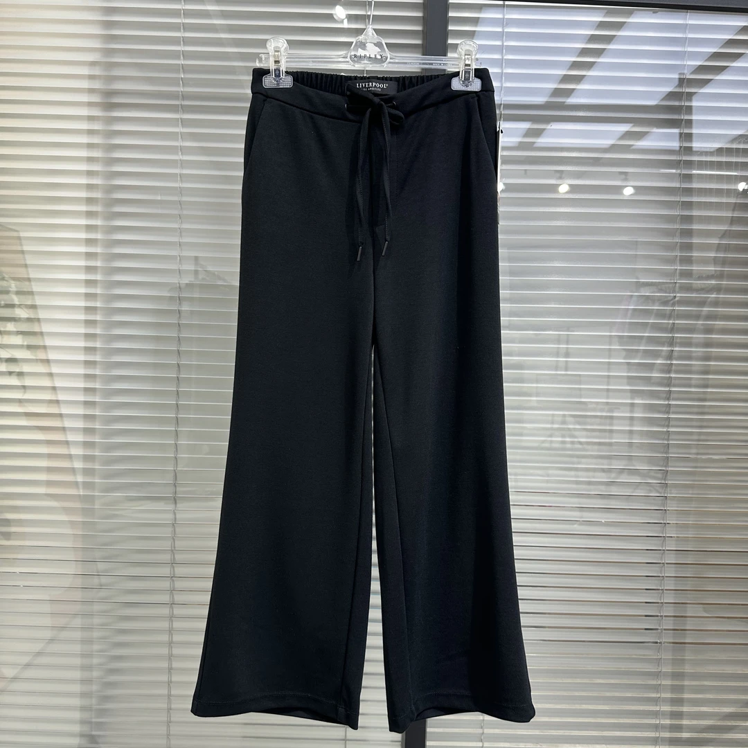 A451出口欧美风休闲宽松简约显瘦百搭舒适时尚阔腿裤