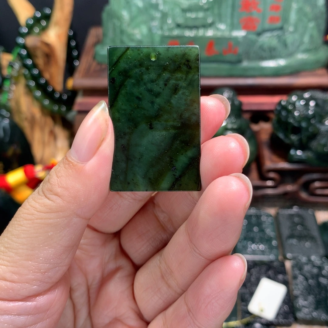 泰山玉精品平安无事牌