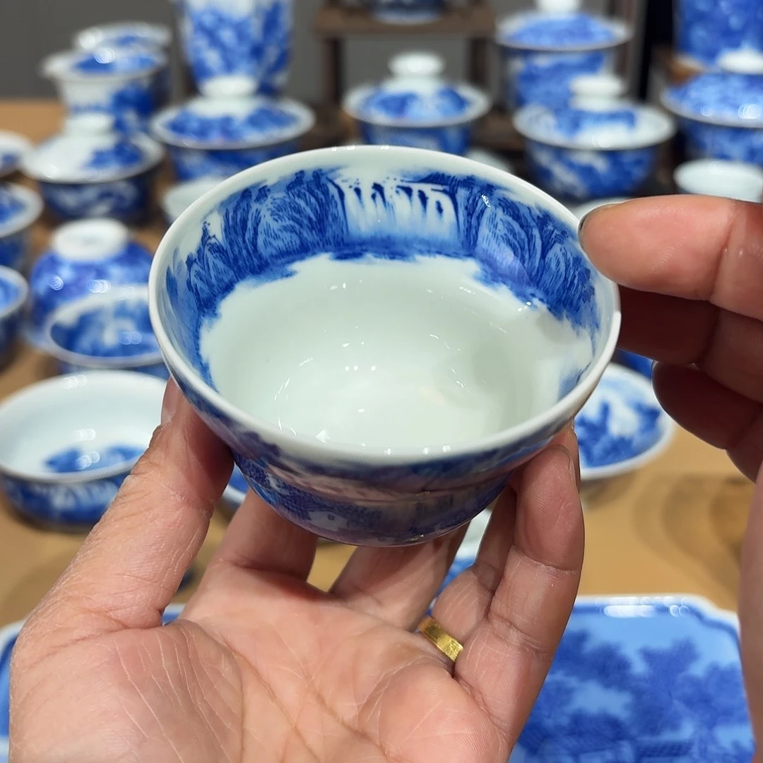 景德镇纯手绘单杯微瑕