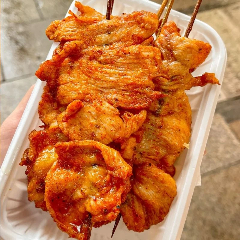 里脊肉串肉夹馍奥尔良里脊肉片鸡肉片小吃炸串烧烤油炸肉制品