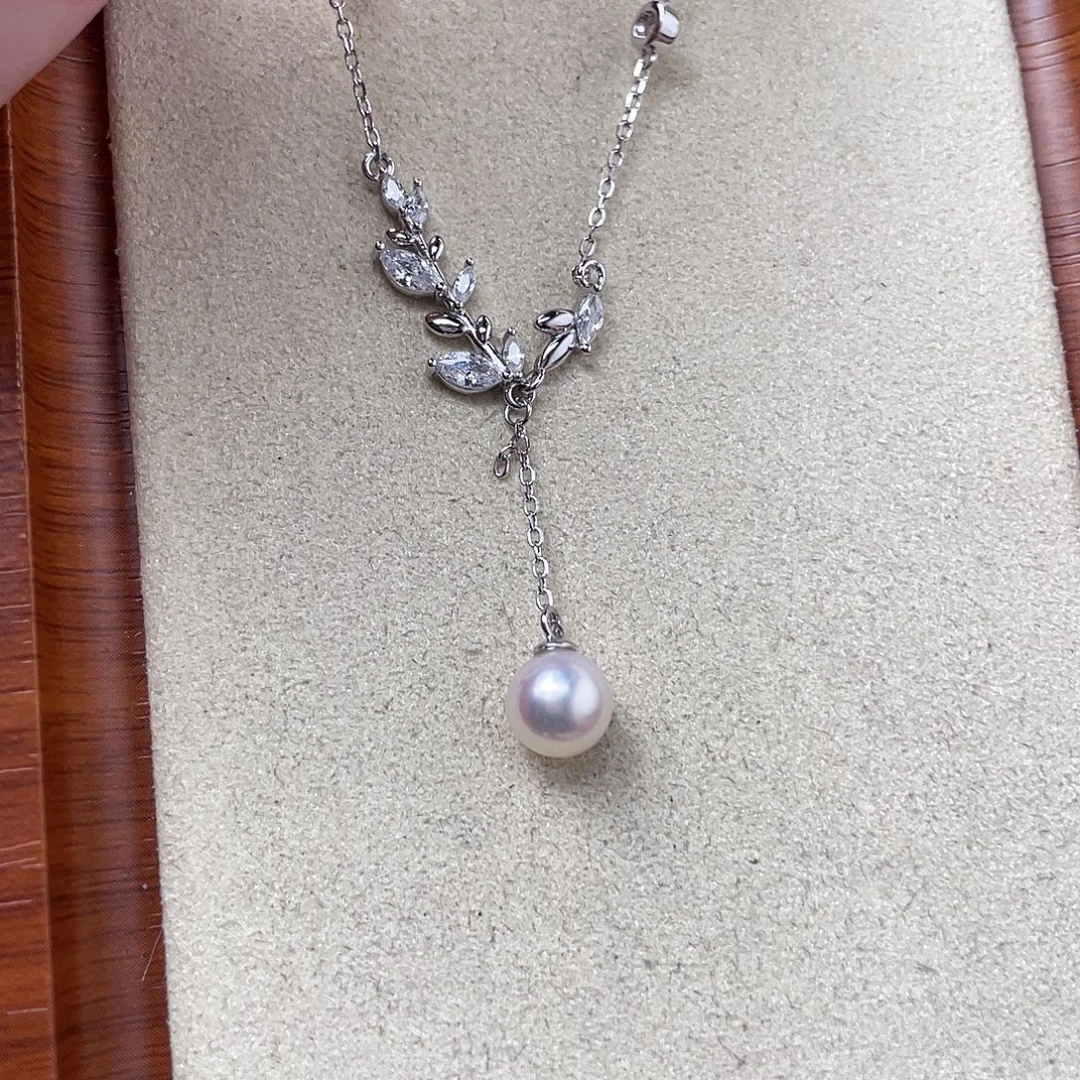 银S925镶嵌海水珍珠手绳