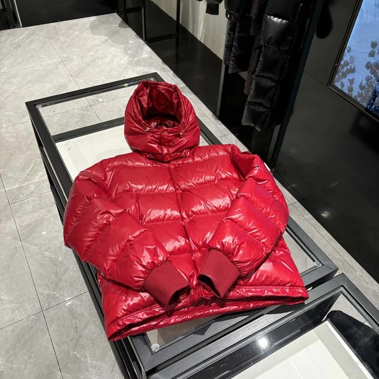 25年春装新款女装 时尚螺纹束袖口冬季连帽面包外套-24Y011