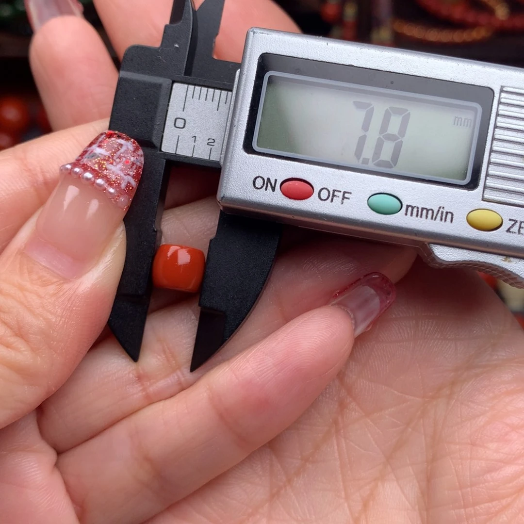 南红玛瑙精工配饰有纹无裂未镶嵌