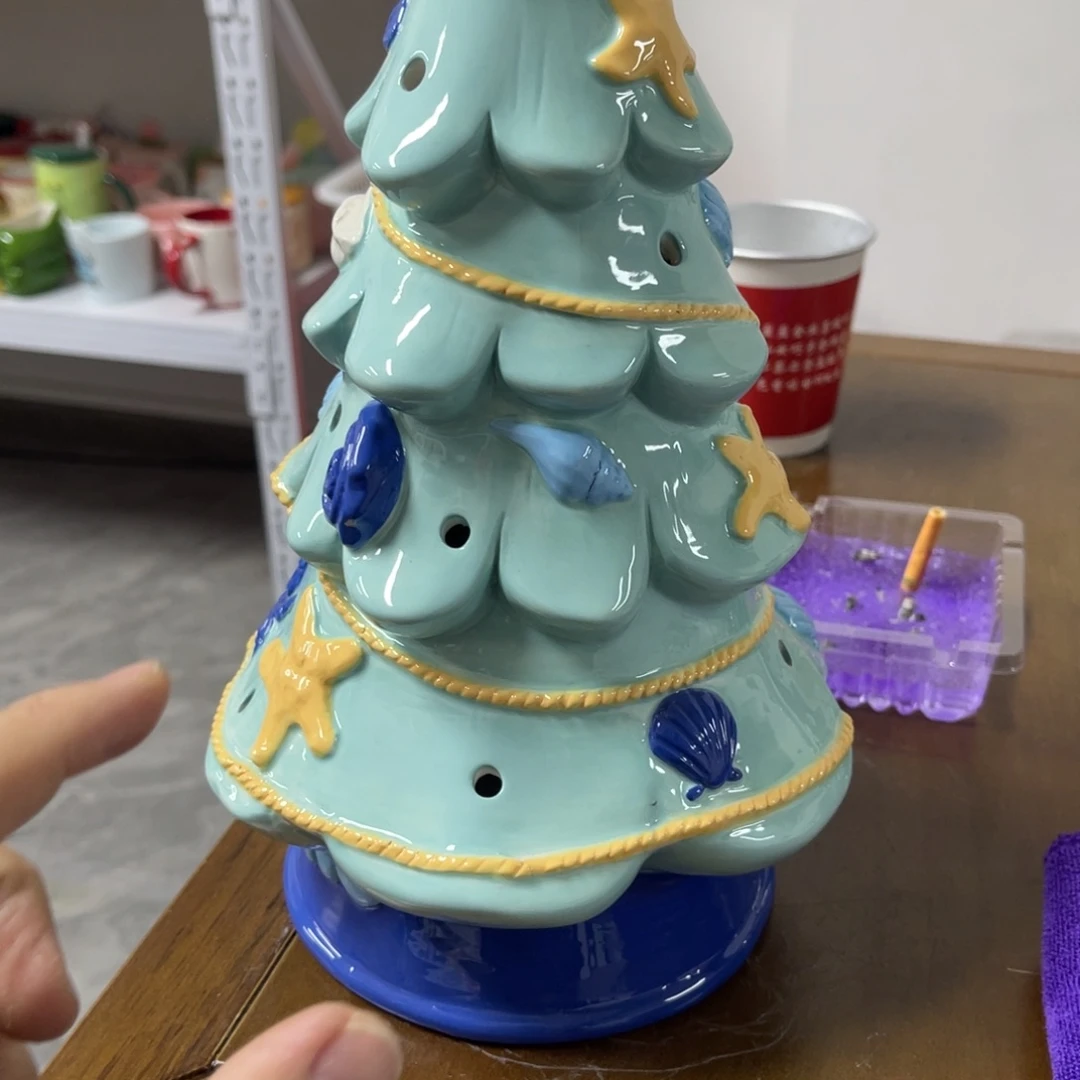 摆件大*啦微瑕疵陶瓷摆件完美主义慎拍