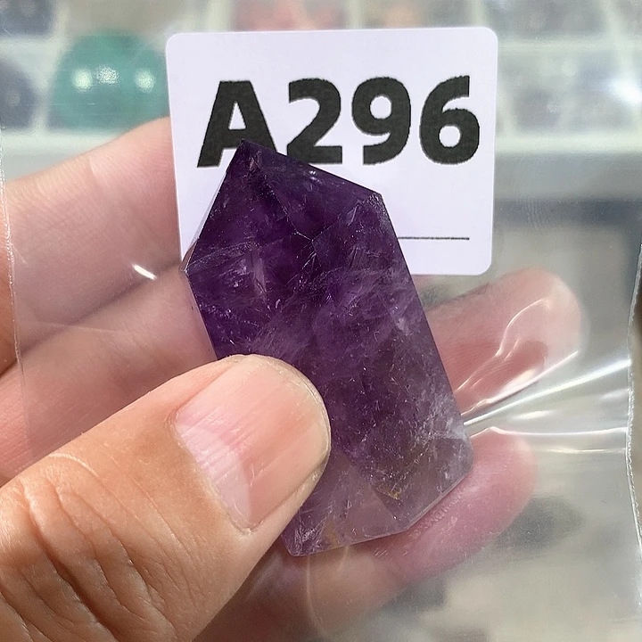 水晶天然水晶柱子A296未镶嵌秋**蝉