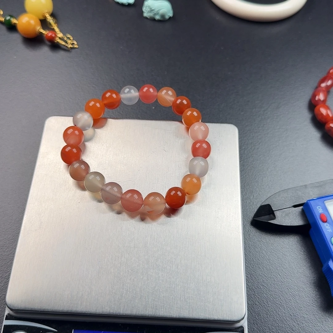 南红玛瑙未镶嵌手串